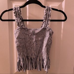 Stripe Hollister Crop Top